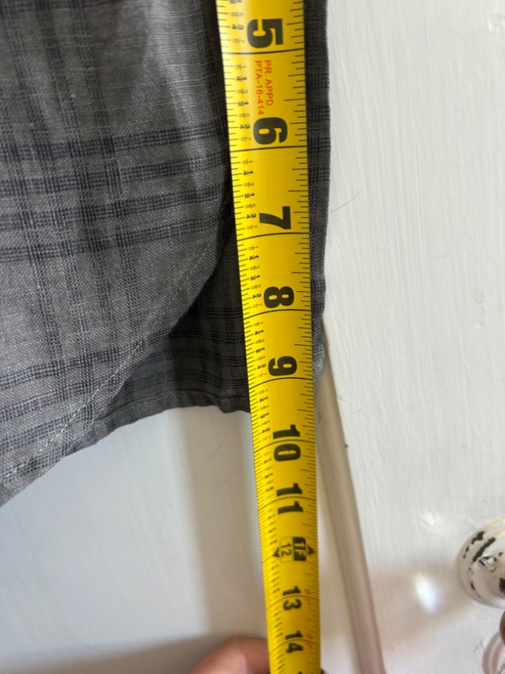 Linen Button front tunic - Picture 6 of 9